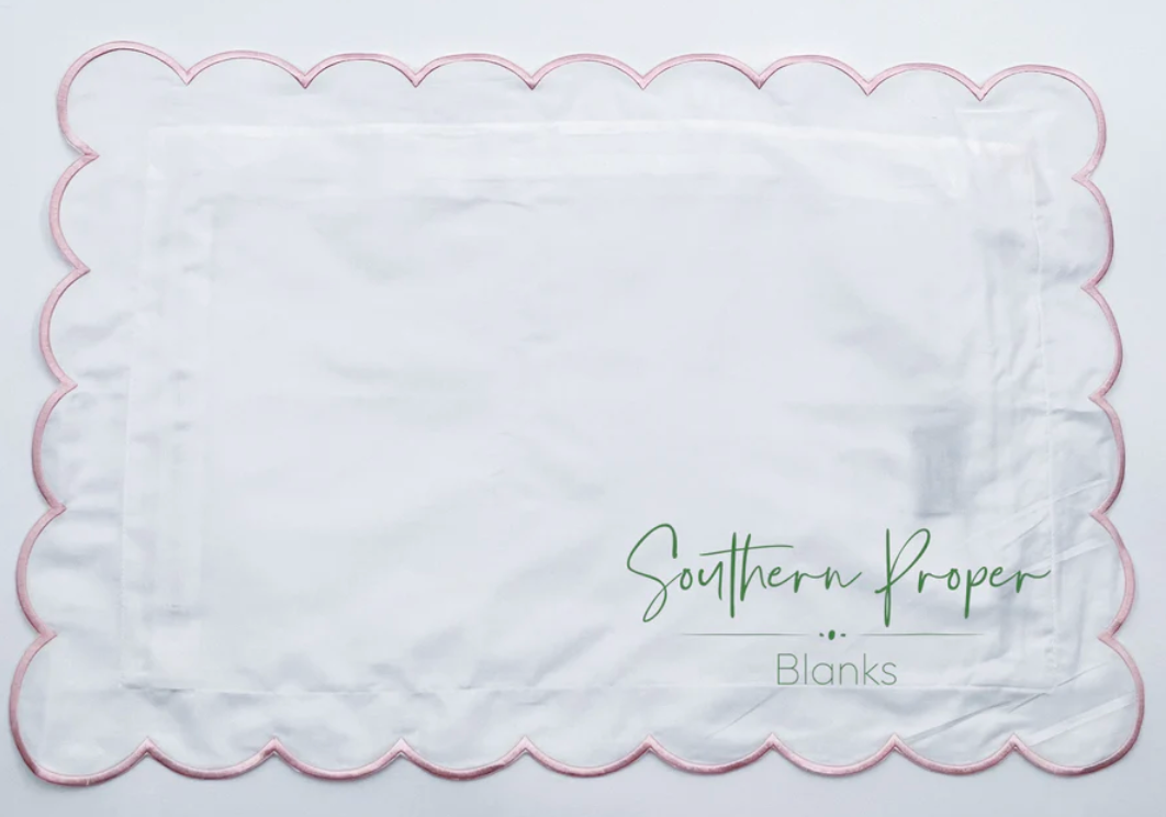 Scallop Trim Pillows