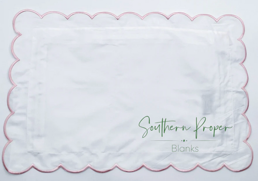 Scallop Trim Pillows