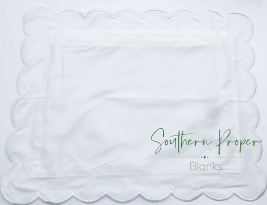 Scallop Trim Pillows