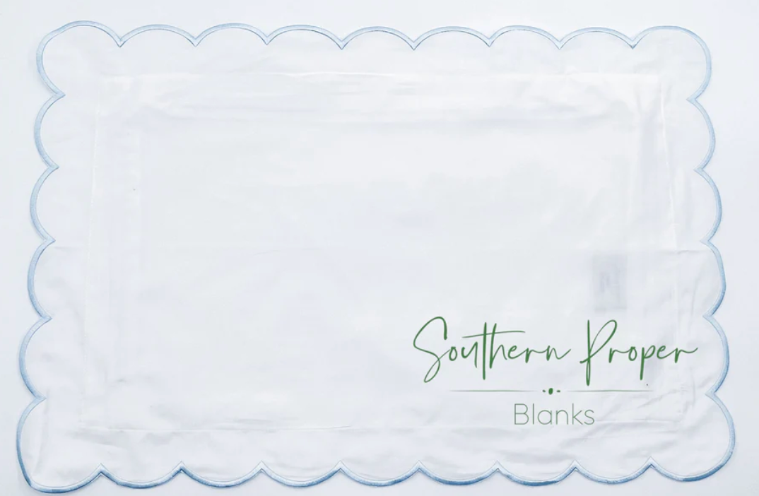 Scallop Trim Pillows