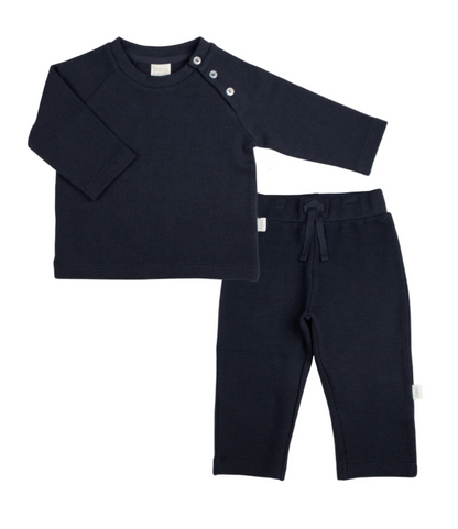 Paty Boys Waffle Knit Lounge Set