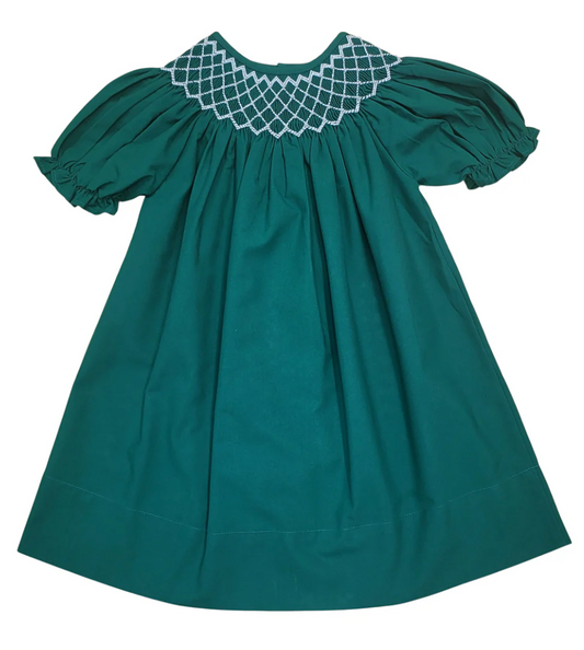 Catherine Pearl Smocked Dress