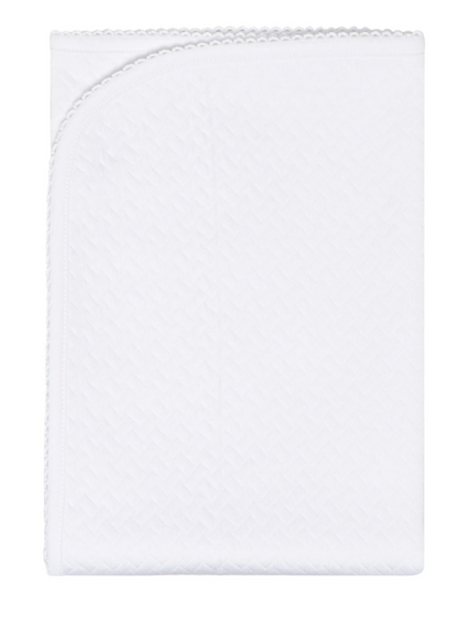 Basket Weave Baby Blanket