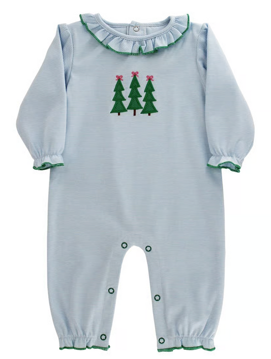 Enchanted Evergreen Knit Romper