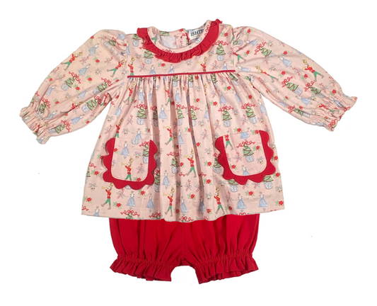 Nutcracker Girl's Bloomers Set