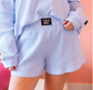 LULU Mac Light Blue Waffle Short Set