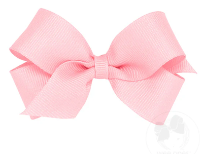 Mini Classic Grosgrain Hair Bow (Plain Wrap)