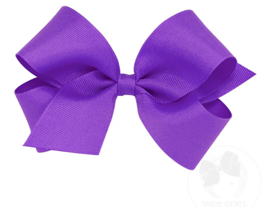 Medium Classic Grosgrain Hair Bow (Plain Wrap)