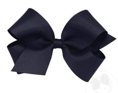 Medium Classic Grosgrain Hair Bow (Plain Wrap)