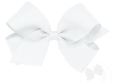 Medium Classic Grosgrain Hair Bow (Plain Wrap)