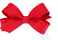 Tiny Classic Grosgrain Girls Hair Bow (Plain Wrap)