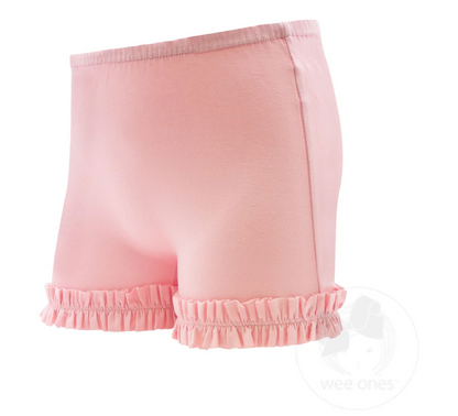 Wundershorts Ruffle Shorts in White