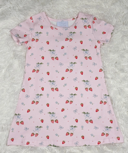 Charlotte Play Dress- Summerfield Strawberries