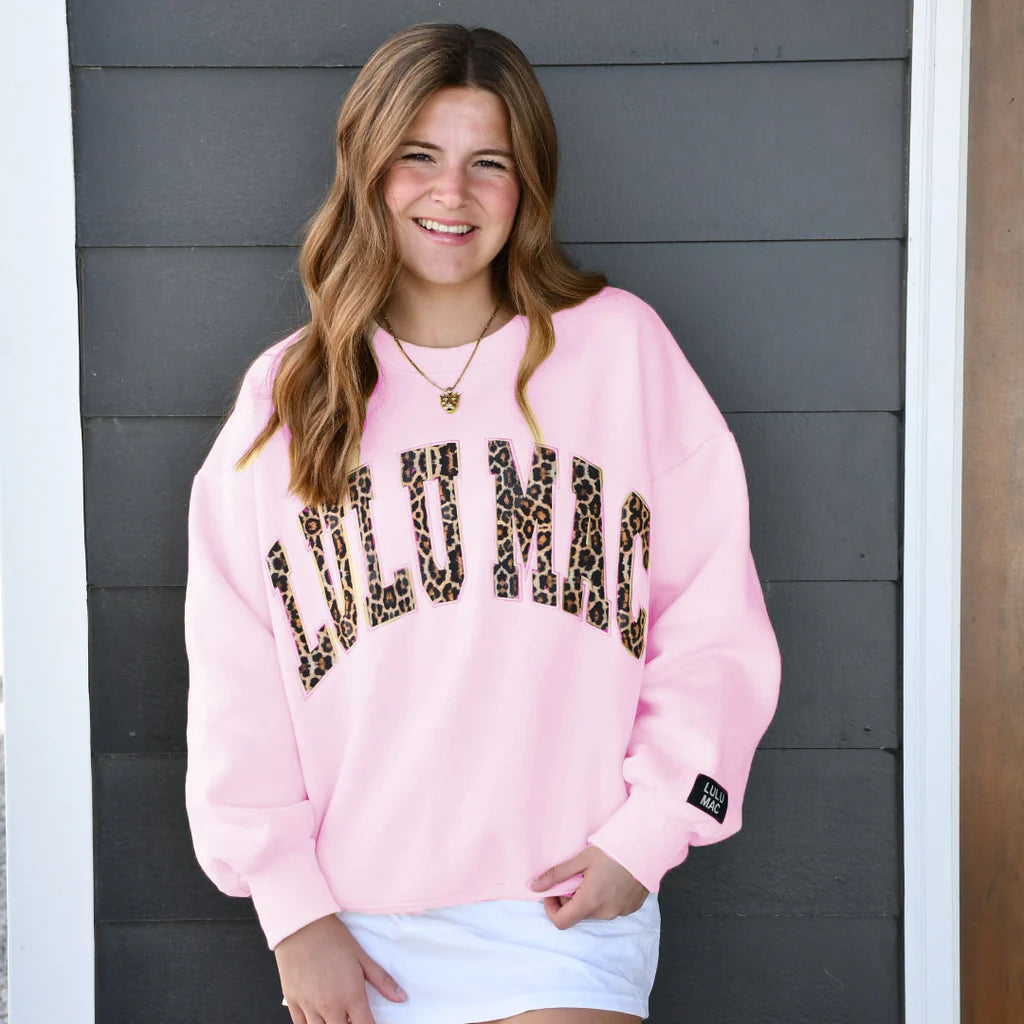 LULU MAC Pink w/Leopard