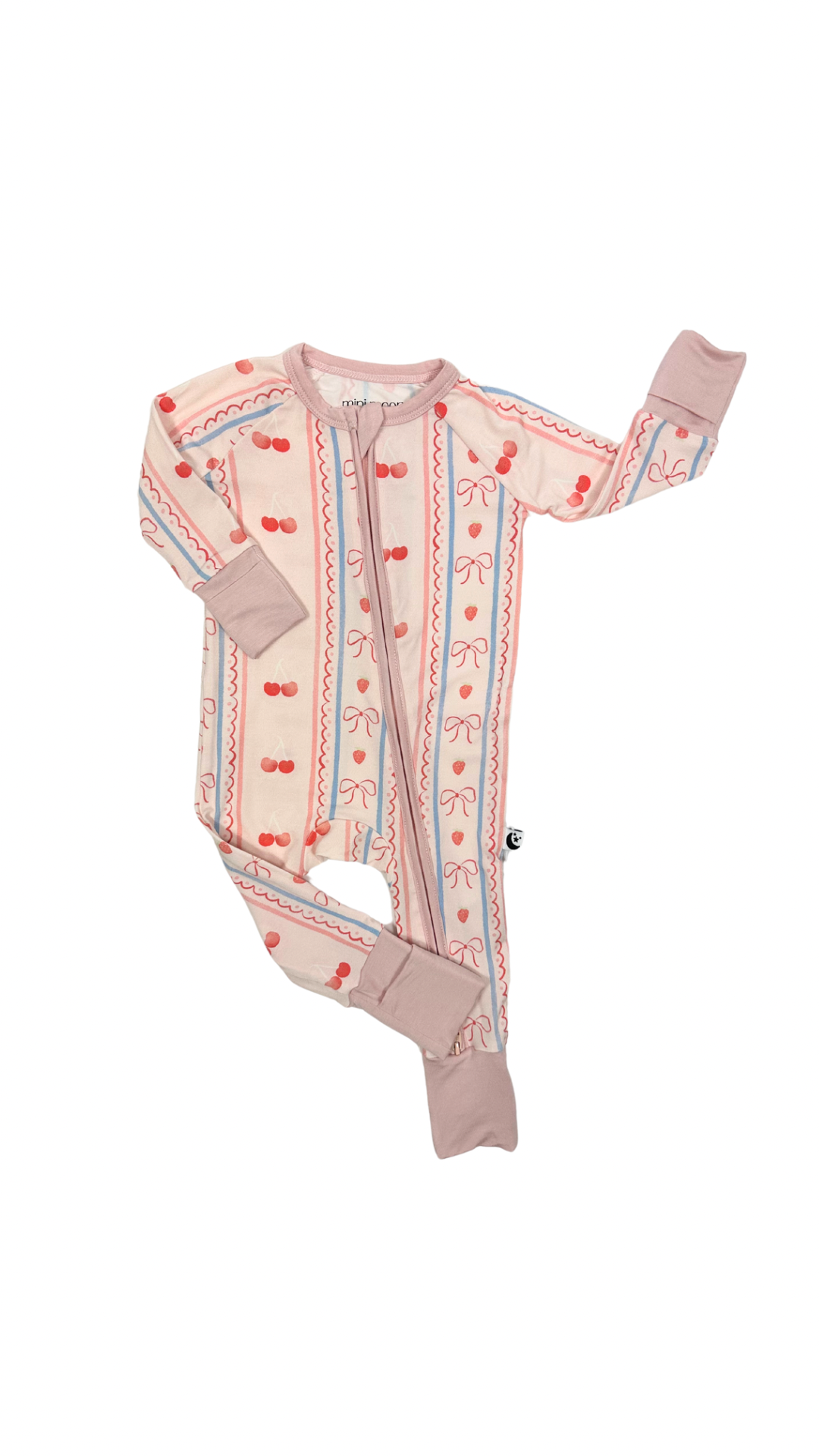 Sweet Caroline - Zipper Footie Pajamas