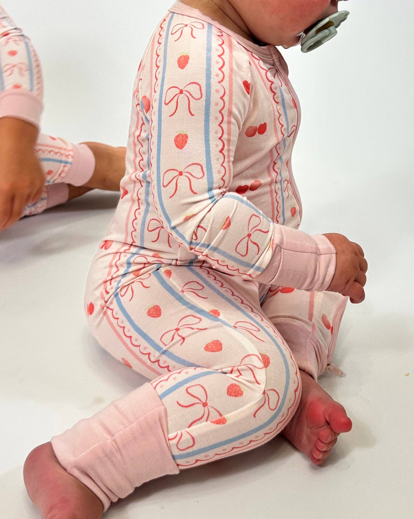 Sweet Caroline - Zipper Footie Pajamas
