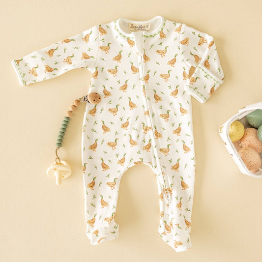 Meadowland Mallards Zip Footie