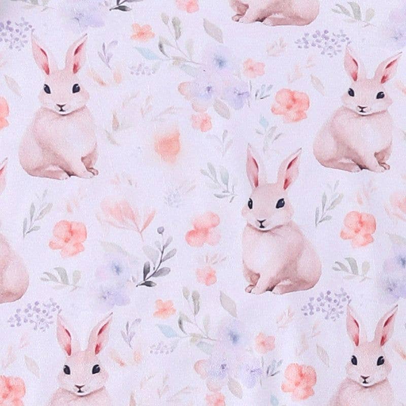 Peach Bunnyhop Baby Romper Easter