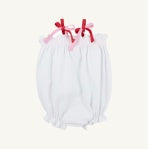 Rosey Romper White Pink Red Strawberry By The Beaufort Bonnet Company