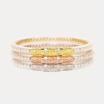 THREE QUEENS ALL WEATHER BANGLES® (AWB®) - CLEAR CRYSTAL